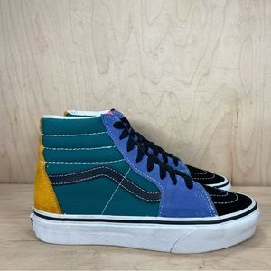 Vans Sk8 Hi Colorblock Suede Canvas Shoes Sneakers Women’s Size 5.5